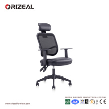 Orizeal Black Mesh Ergonomic Office Chair with Headrest (OZ-OCM002A)
